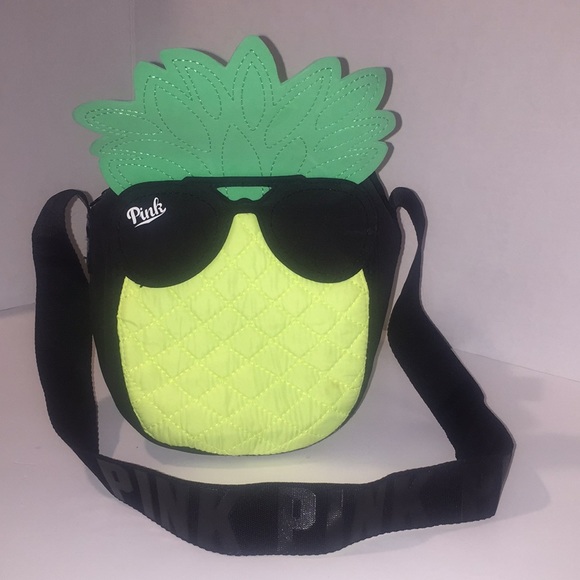 PINK Victoria's Secret Handbags - Victoria’s Secret Pink pineapple Lunch Bag